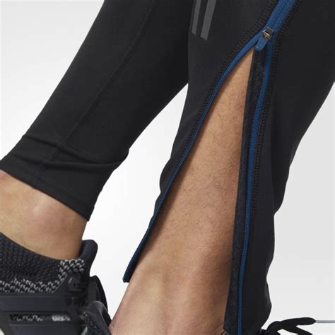 adidas laufhose schwarz blau intersport|ADIDAS Herren Response Long Tight .